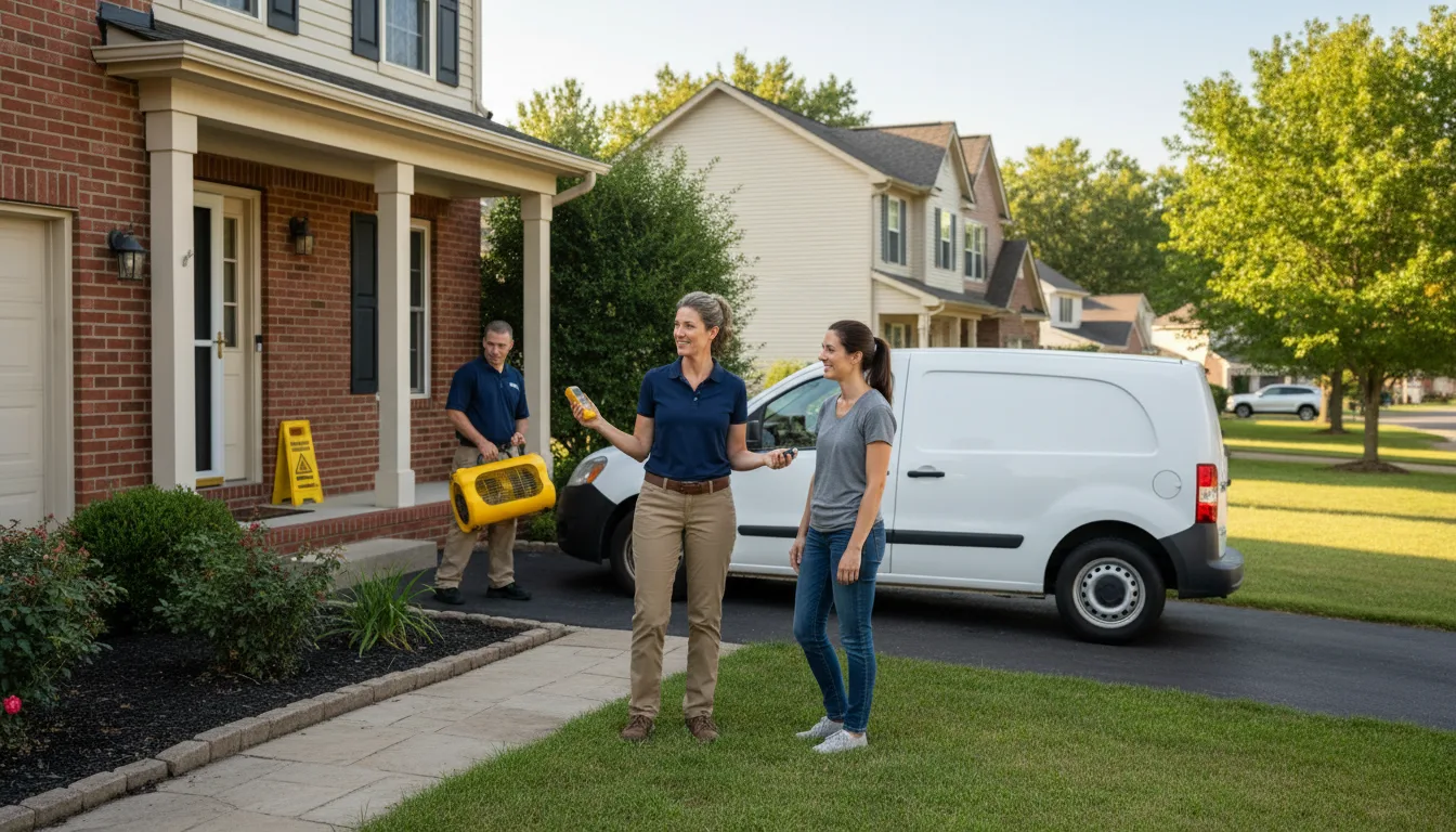 Water restoration image for Dehumidification And Cleanup Services in Lebanon, KY